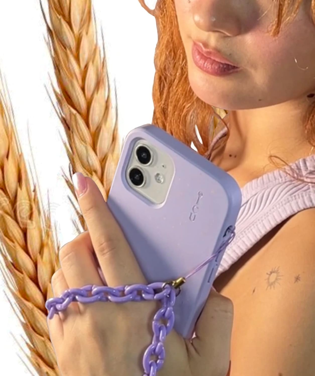 Funda para iPhone 12 (6.1), funda para iPhone 12 Pro (6.1), ecológica, compostable cero residuos, materiales a base de plantas, sin plástico (negro)
