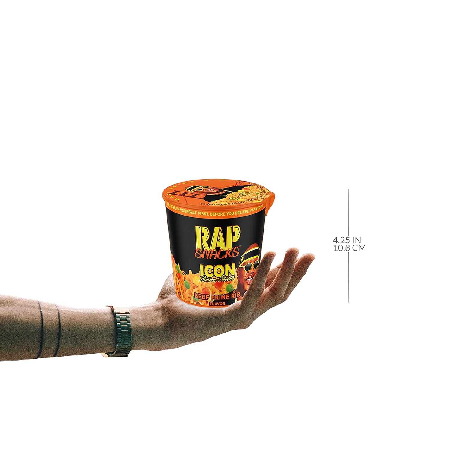 Rap Snacks Beef Prime Rib ICON – Fideos Ramen E-40-Pack de 12