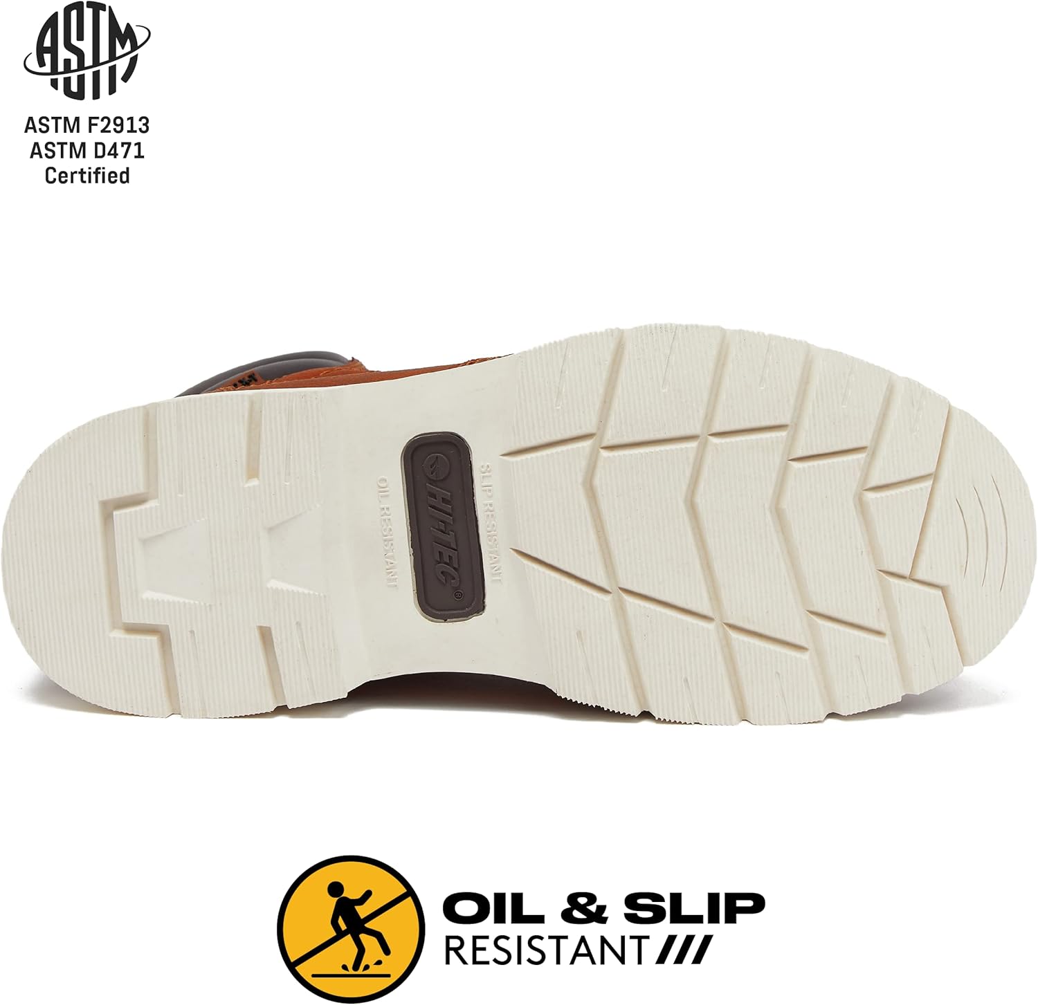 HI-TEC Axel – Botas de trabajo impermeables con punta de acero para hombres, botas industriales y de construcción antideslizantes con puntera de