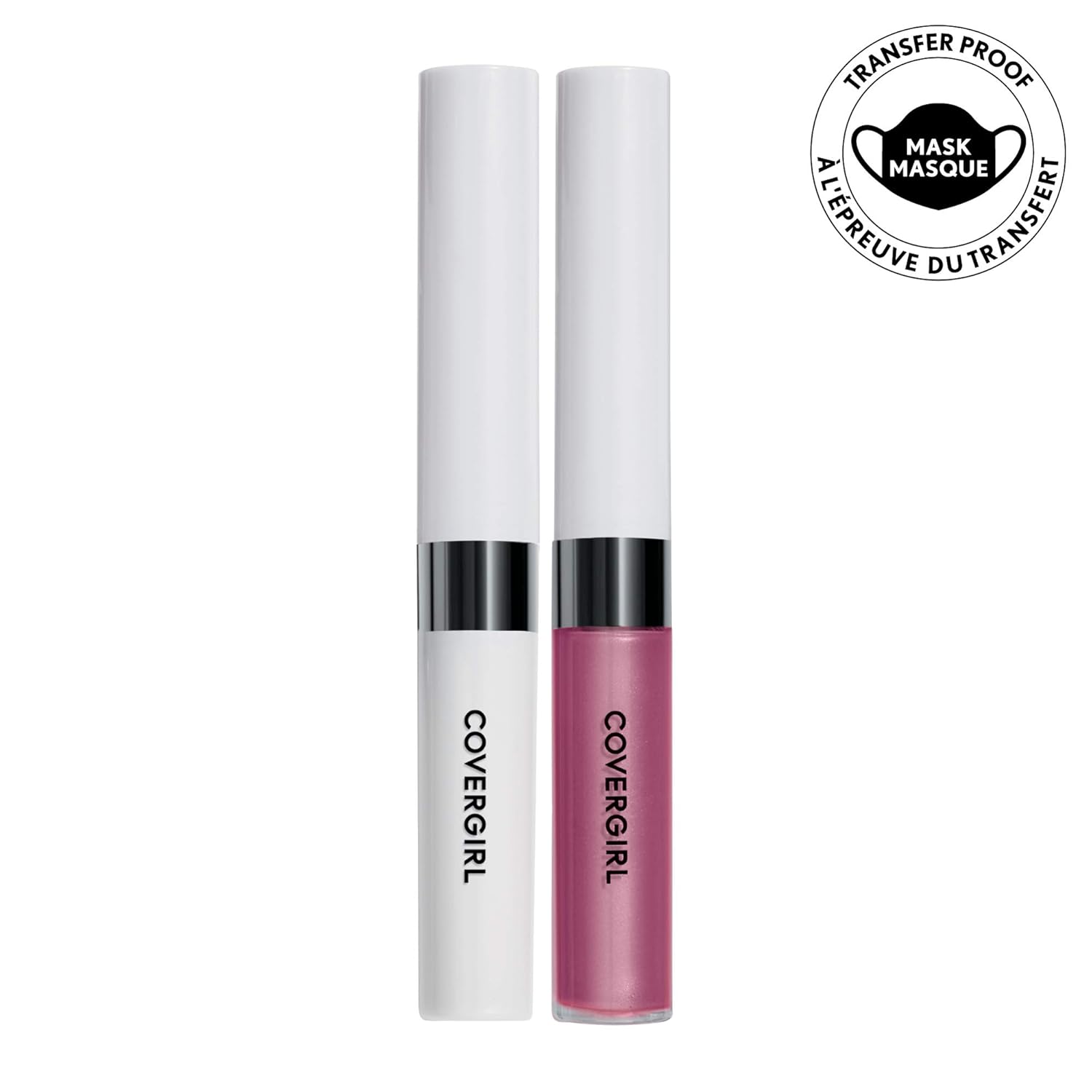 COVERGIRL Outlast – Color de labios para todo el día con capa superior, lila luminoso