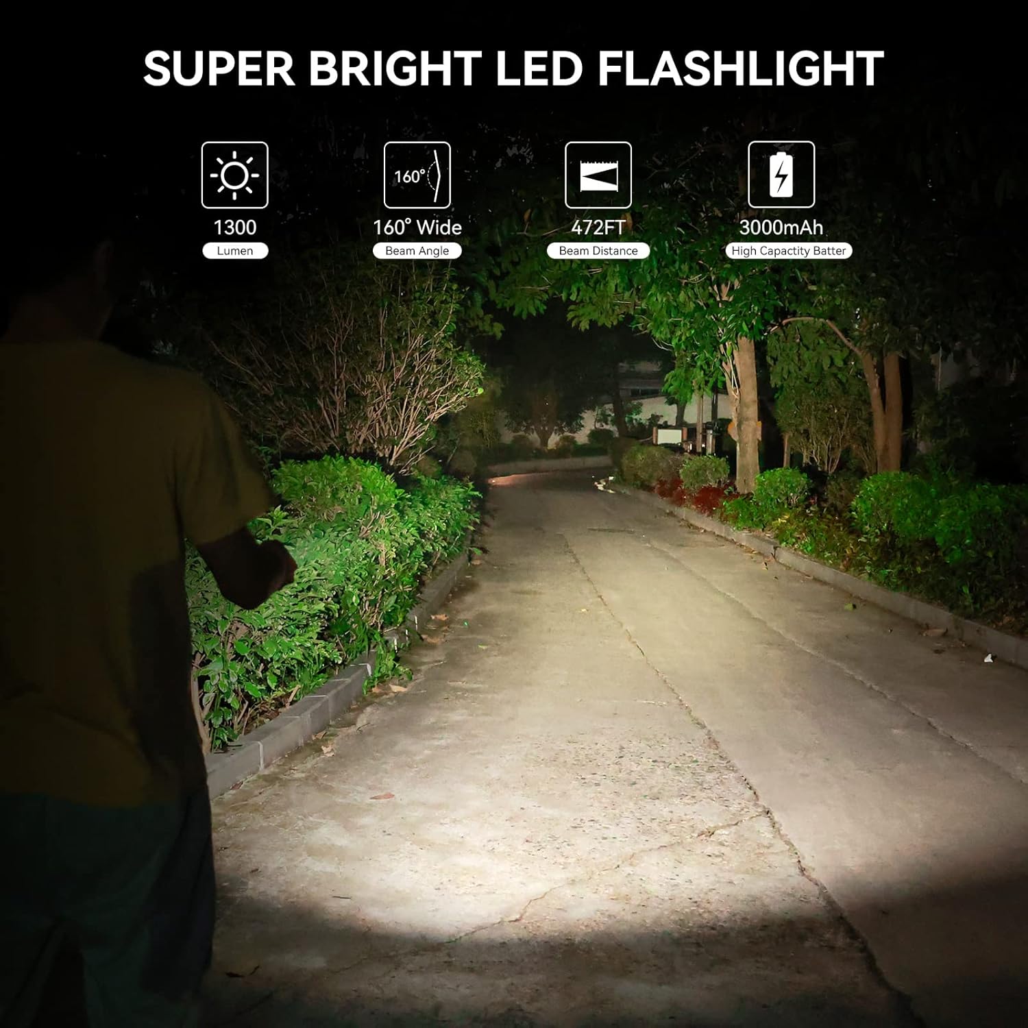 Wurkkos FC11 EDC - Linterna LED 90CRI Max 1300 lúmenes, linterna recargable IP67, impermeable IP67, tapa trasera magnética, ideal para emergencias - Imagen 3