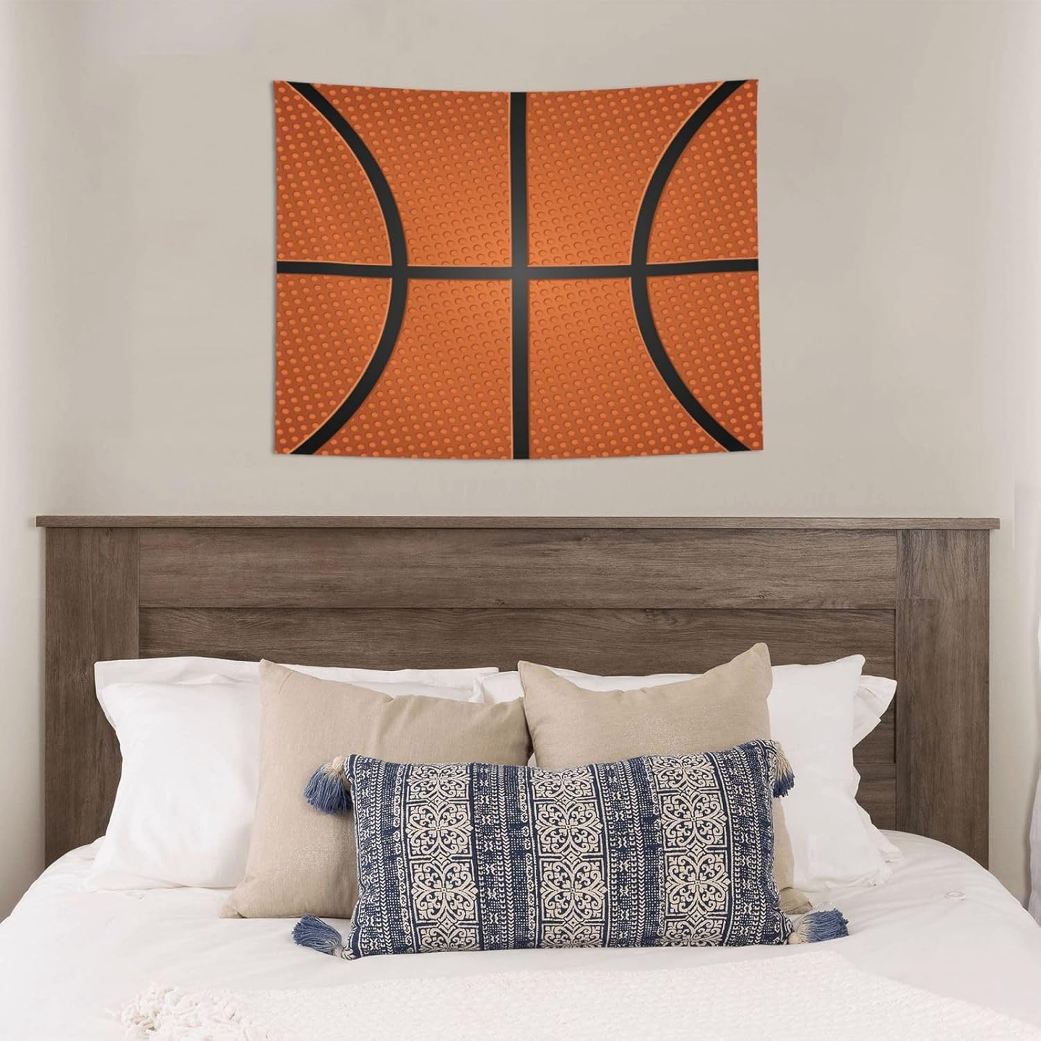Fiephvsa Tapiz suave con estampado de baloncesto, tapices para colgar en la pared, pintura, ropa de cama para dormitorio, pasillo, dormitorio, sala