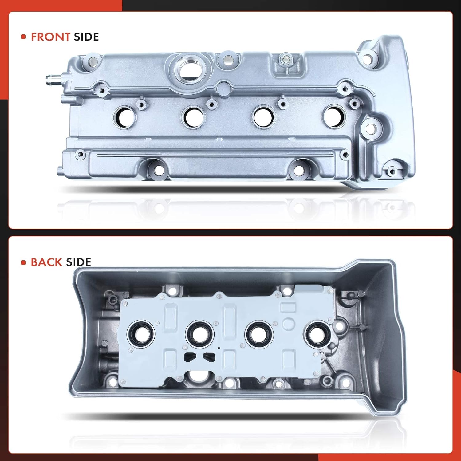 A-Premium Cubierta de válvula del motor, compatible con Honda Civic 2012-2013, CR-V 2010-2014, Crosstour 2012-2015, L4 2.4L DOHC, repuesto #