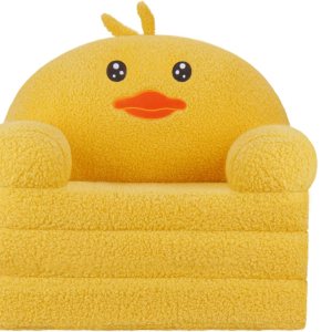 MOONBEEKI Cómoda silla para niños pequeños, sofá plegable para bebés, sofá de felpa plegable para niñas y niños de 1 a 3 años MOONBEEKI Cómoda silla para niños pequeños, sofá plegable para bebés, sofá de felpa plegable para niñas y niños de 1 a 3 años