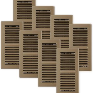 Decor Grates PG410-BWN-8 Pro Rejillas de acero para piso, 4 x 10 pulgadas, marrón, (paquete de 8) Decor Grates PG410-BWN-8 Pro Rejillas de acero para piso, 4 x 10 pulgadas, marrón, (paquete de 8)