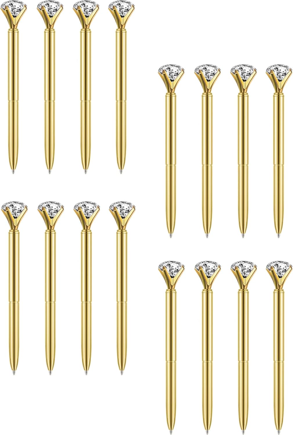 EUICAE Bolígrafos de diamante, bonitos bolígrafos de diamante, suministros de oficina, regalos de decoración para mujeres, damas de honor,