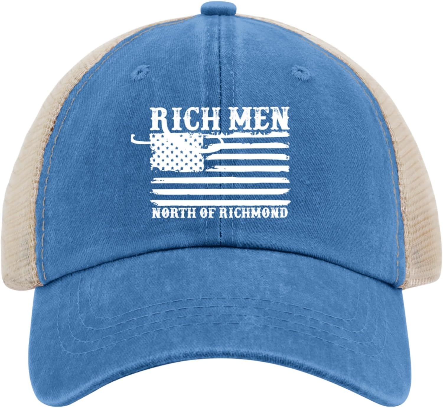 Sombrero divertido RichMen Norths of Richmond Sombrero Trucker Hat Men Gorra de malla vintage para verano
