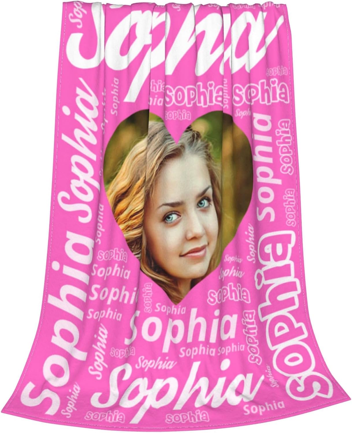 Manta personalizada para niños, manta con nombre personalizado con foto y imagen, regalos de cumpleaños personalizados para hombres, mujeres, novio,