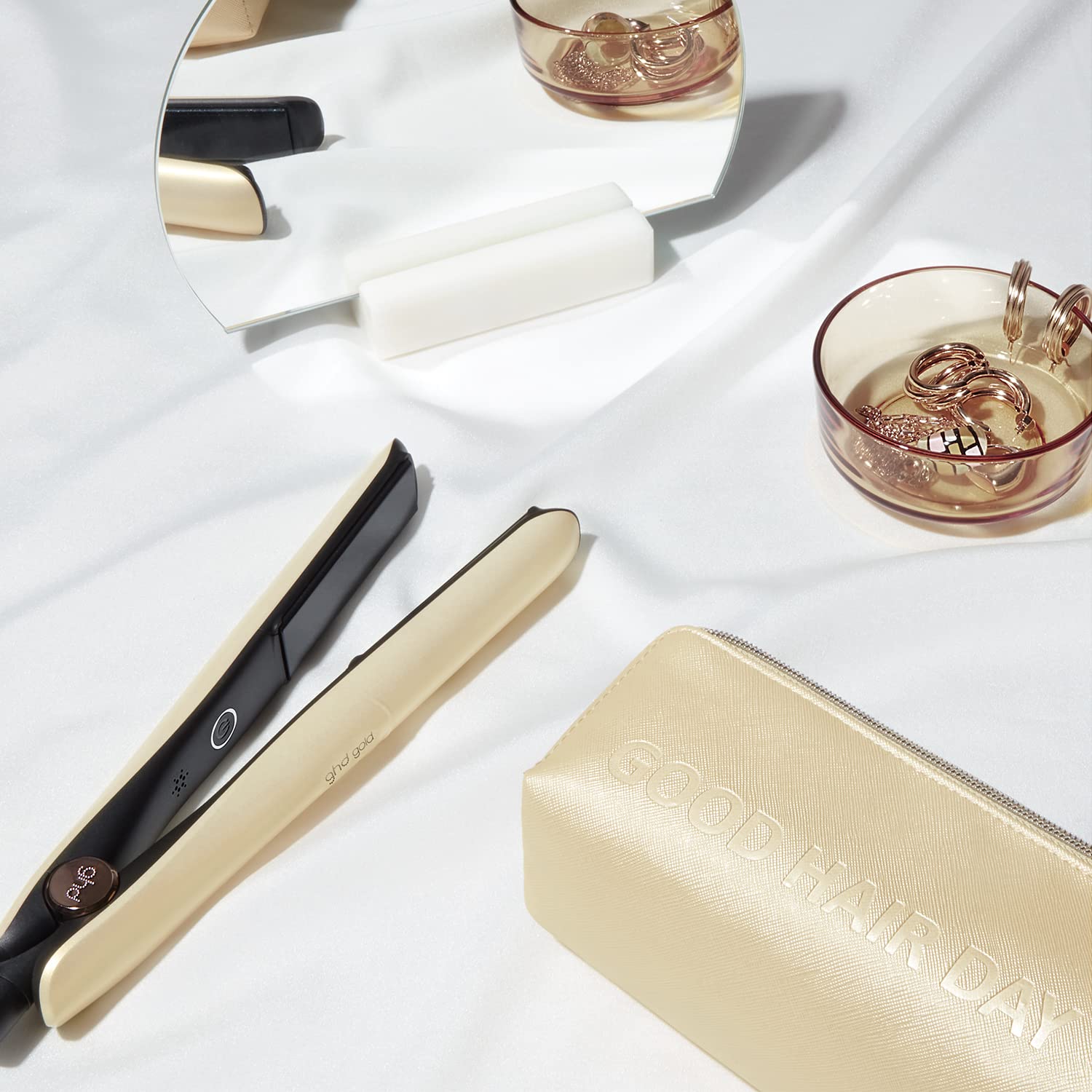 ghd Gold Styler – Plancha plana de 1 pulgada, alisadora de pelo, plancha plana de cerámica, peinadora profesional