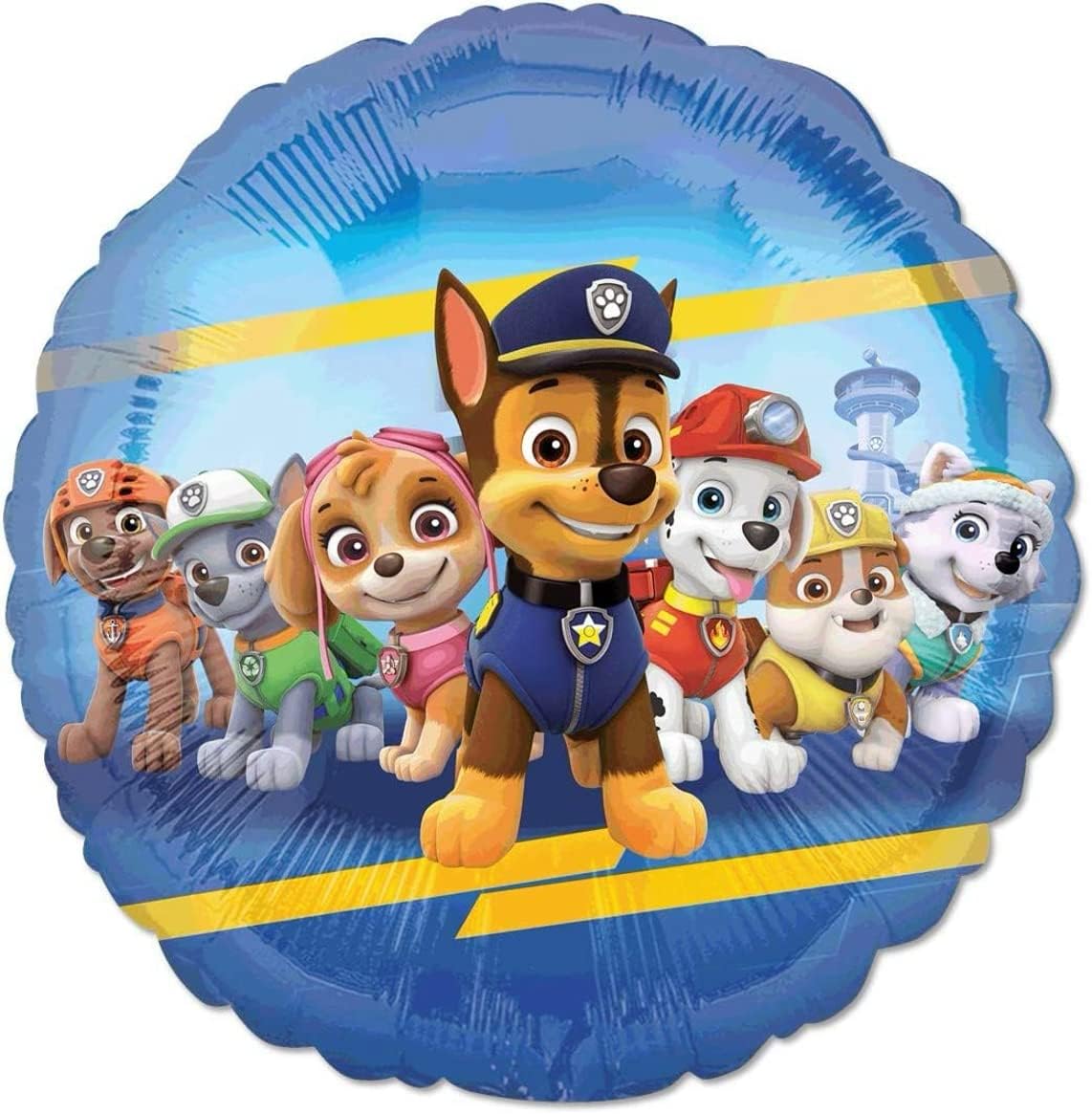Anagram Paw Pups Chase and Police Car on Patrol – Suministros para fiesta de cumpleaños, decoración de ramo de globos