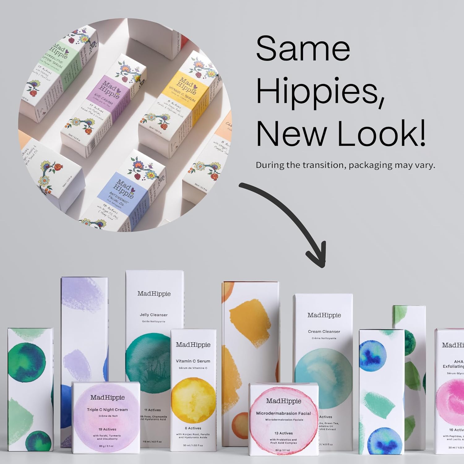 Mad Hippie Suero de vitamina C para la cara con ácido hialurónico, vitamina E y ácido ferúlico, suero facial con vitamina C para mujereshombres,