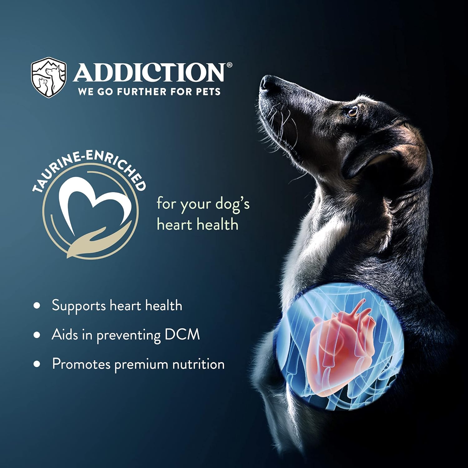 Addiction Raw dehydrated Grain-Free Dog Food, país pollo y albaricoque, 2lbs por Addiction mascota Alimentos