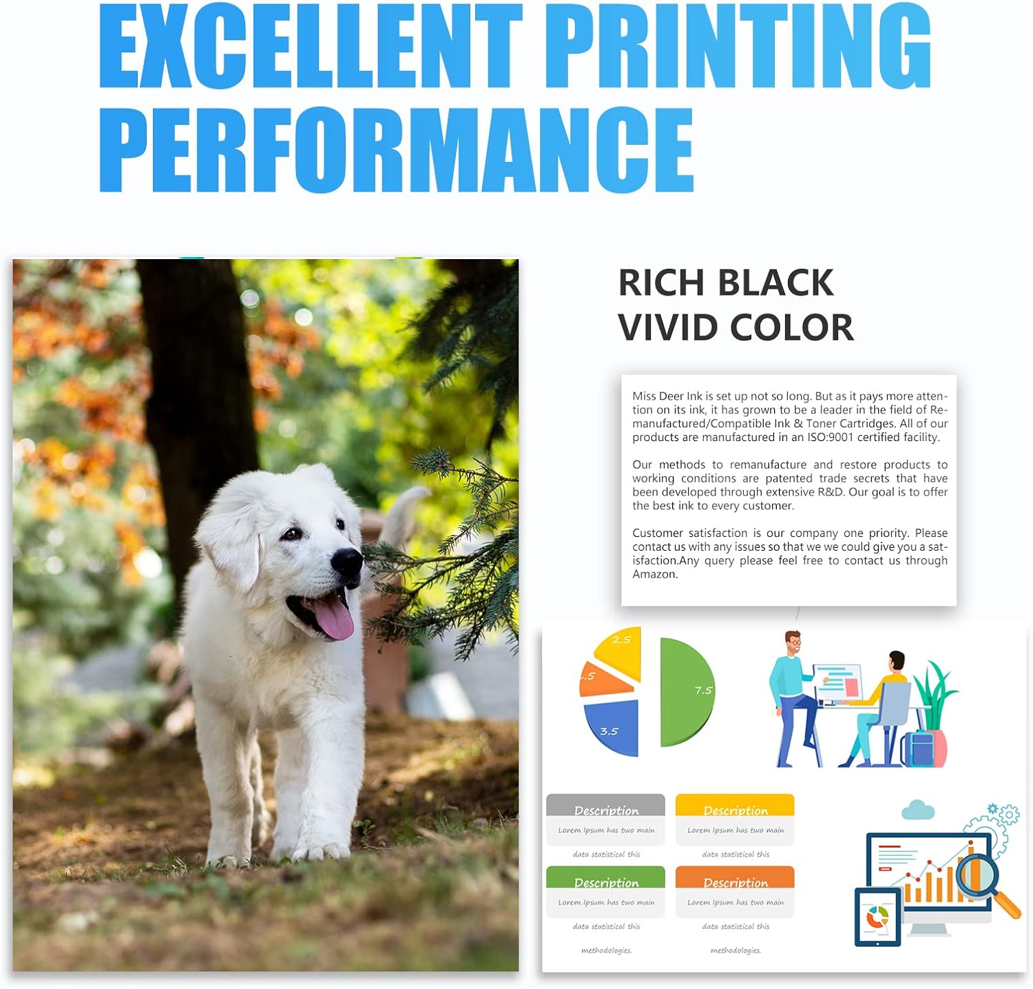 Miss Deer 88XL Cartucho de tinta compatible con alto rendimiento para HP 88 XL 88XL, funciona con Officejet Pro K5400 K550 K8600 L7480 L7550 L7580