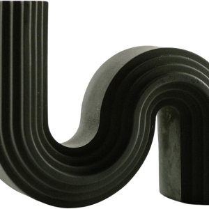 Moderno portavelas negro para decoración del hogar, se adapta a candelabros cónicos y trenzados, elegante centro de mesa para salas de estar y mesas Moderno portavelas negro para decoración del hogar, se adapta a candelabros cónicos y trenzados, elegante centro de mesa para salas de estar y mesas