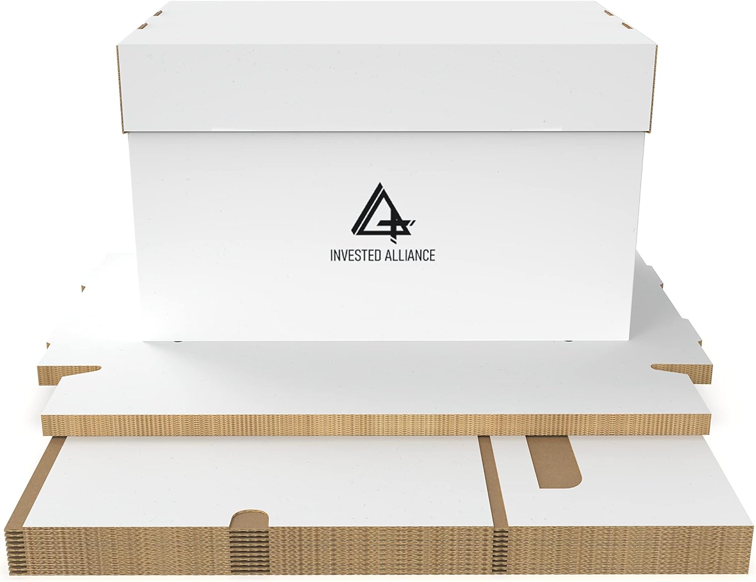 Cajas de almacenamiento prémium para cómics, caja de cartón corto para cómics, caja de cómics blanca gruesa. Caja de almacenamiento de cómics para