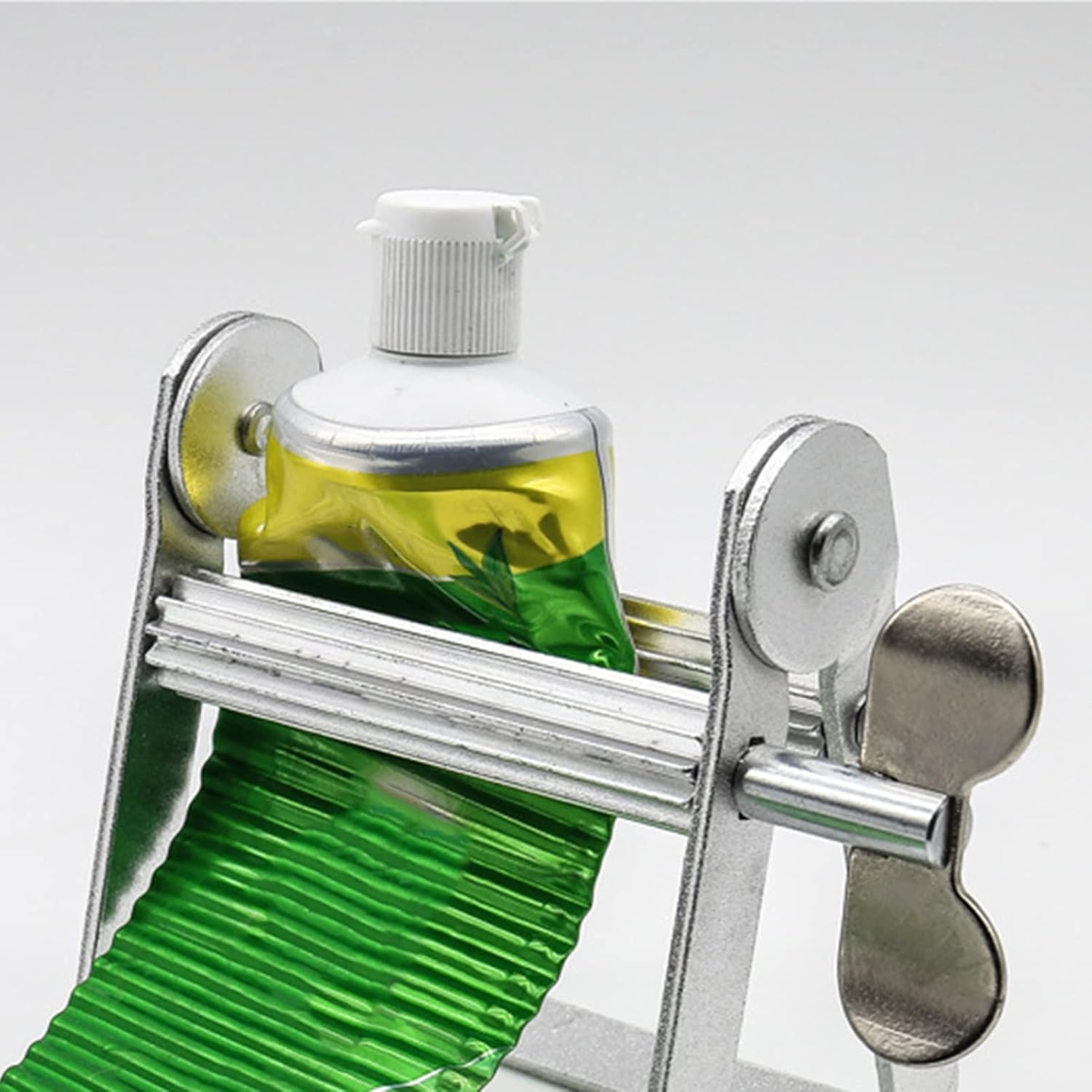 Rodillo de tubo exprimidor de pasta de dientes, multifuncional, de metal, para pasta de dientes, exprimidor de tubo de pintura, escurridor de