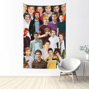 zyqubaw Tapiz de Michael Cera para colgar en la pared, póster para dormitorio, sala de estar, decoración de dormitorio universitario, habitación, zyqubaw Tapiz de Michael Cera para colgar en la pared, póster para dormitorio, sala de estar, decoración de dormitorio universitario, habitación,