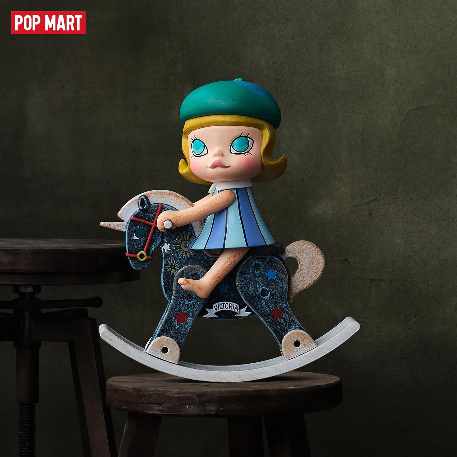 POP MART Molly – Estatuas de aniversario, figuras clásicas retro de caja ciega, juguetes de diseño aleatorio para decoración moderna del hogar,