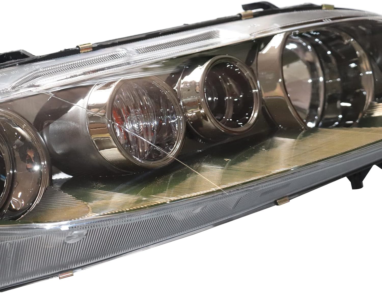 TBVECHI Para 2006 2007 2008Mazda 6 montaje de faros delanteros halógenos reemplazo del lado del pasajero derecho, lente transparente de carcasa