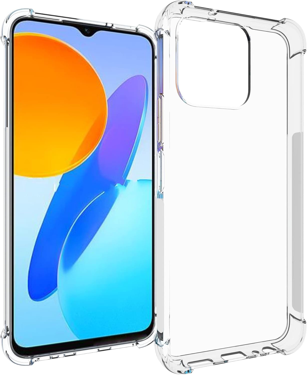 Funda para Honor X6  X6s  Honor X8 5G Transparente TPU Cuatro Esquinas Funda Protectora Transparente Suave