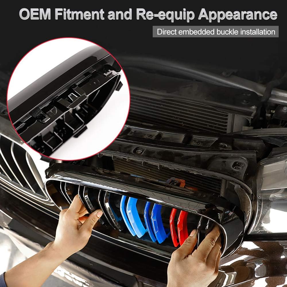ATPOEN – Parrilla frontal F32 para BMW Serie 4 M4 F80 F82 F83 F32 F33 F36 430i 428i 435i 440i 2014 2015 2016 2017 2018 2019 2020 ATPOEN Front Grill