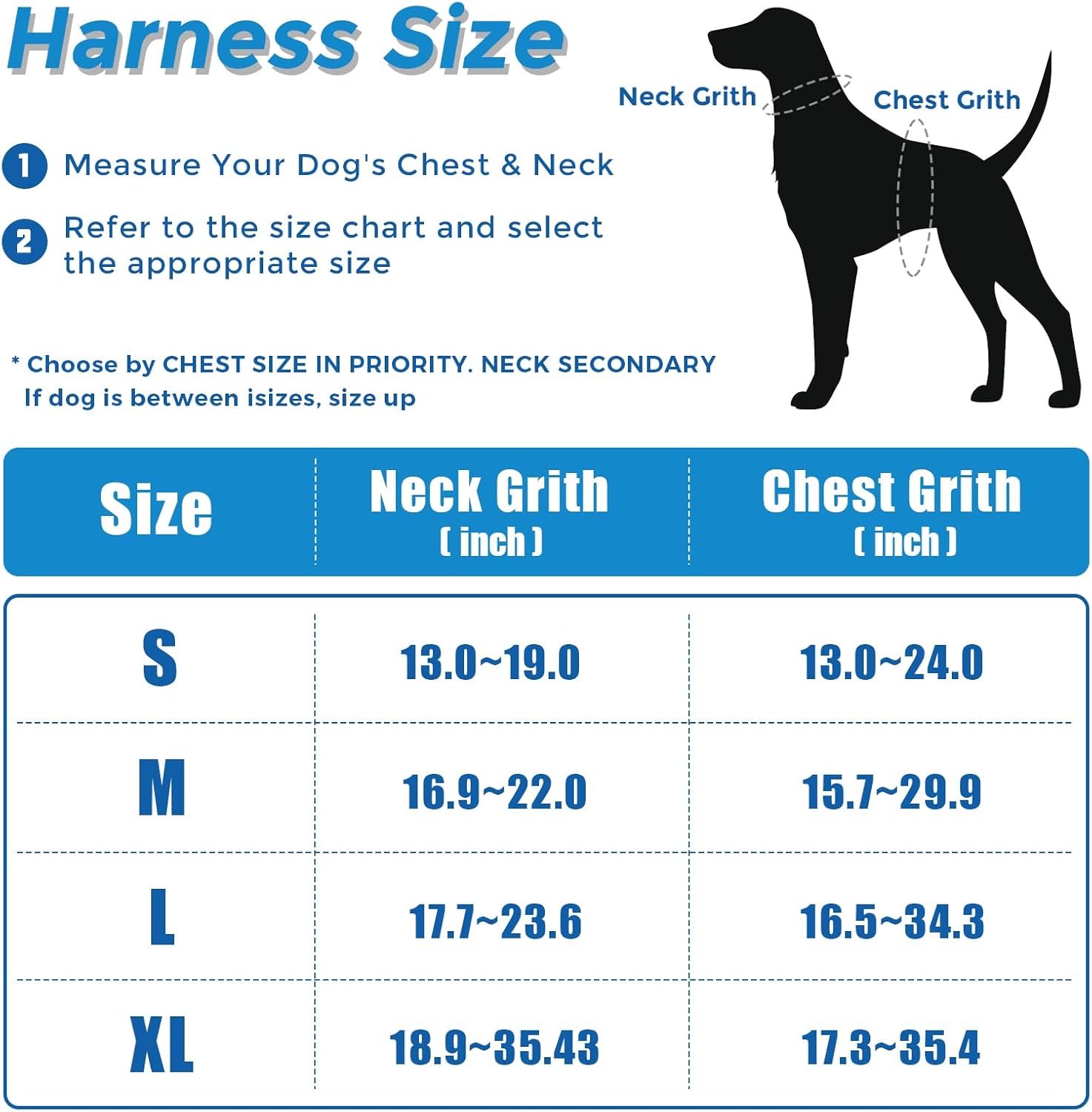 Arnés para perro, arnés para perro sin tirones con tarjeta de identificación reflectante ajustable, arnés inteligente para perros grandes, arnés de