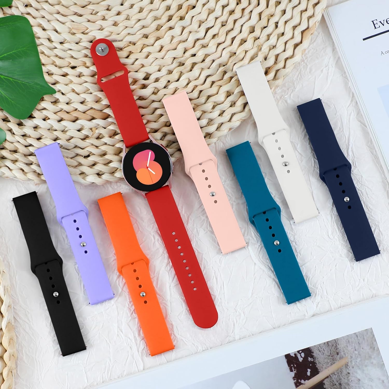 Paquete de 3 correas para Samsung Galaxy Watch 66 Classic de 1.575 in 1.732 in 1.693 in 1.850 in, Galaxy Watch 5Galaxy Watch 4, correa de repuesto