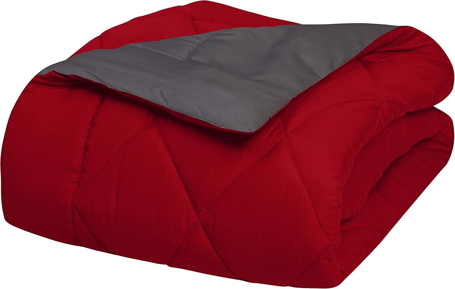 Elegant Comfort Juego de edredón reversible acolchado de 3 piezas con relleno alternativo de plumón de ganso, relleno de edredón suave, calidez