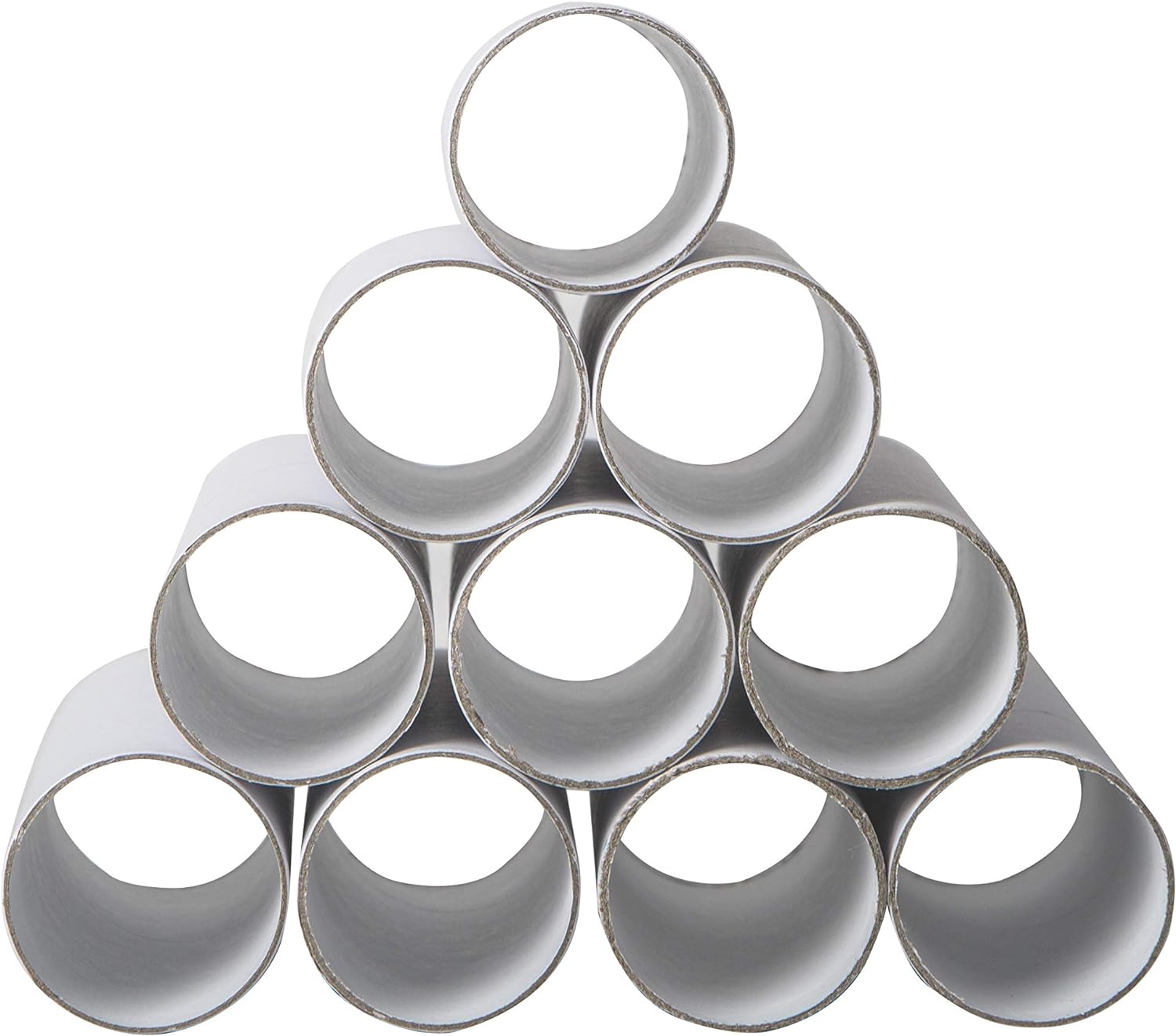 Paquete de 30 rollos para manualidades, tubos de cartón grueso para manualidades, tubos redondos de cartón, tubos para manualidades, tubos redondos