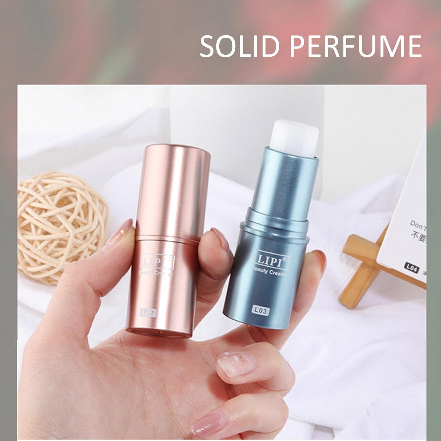 Juego de 3 piezas de bálsamo sólido, perfume portátil, bálsamo de bolsillo, perfecto para uso de viaje, perfume de fragancia natural para hombres y