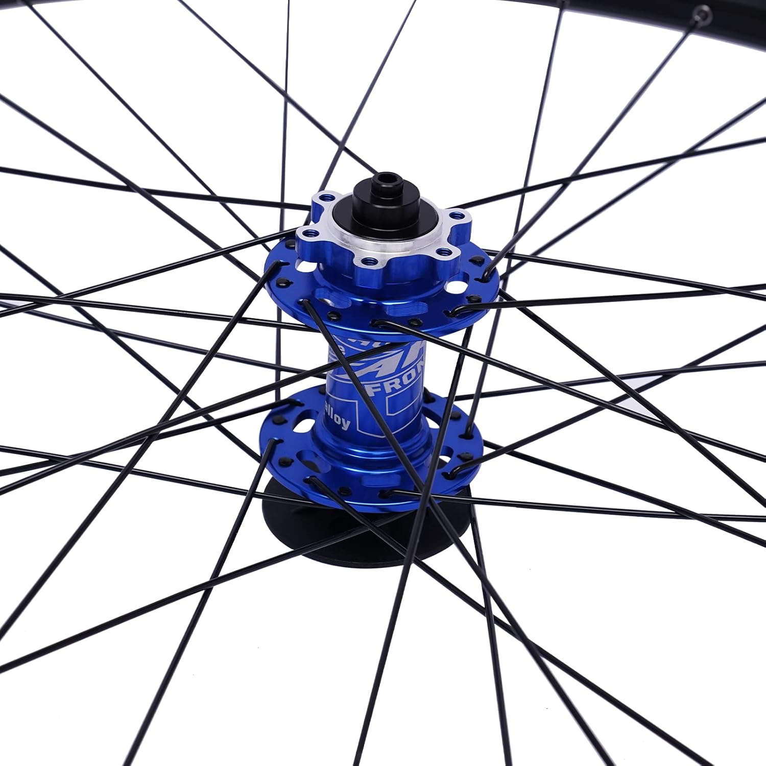 MTB – Juego de ruedas para bicicleta de 27.5 pulgadas, cubo de aleación de aluminio QR de 5 colores, llanta de frenos de disco de doble orificio de