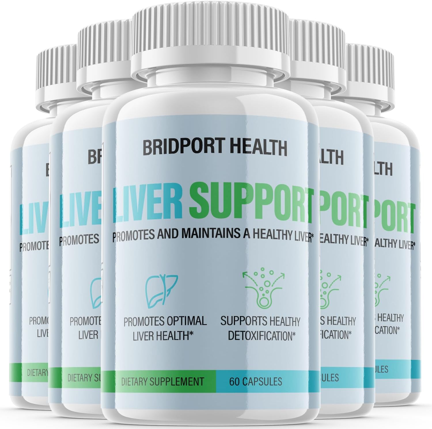Bridport Health – Soporte hepático (5 unidades) – Promueve y mantiene un hígado saludable – Promueve la salud óptima del hígado – Apoya la