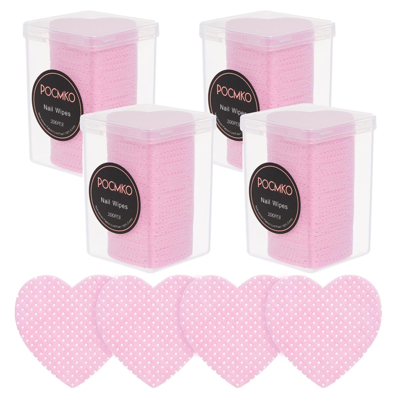 800 toallitas de uñas sin pelusa para removedor de esmalte de uñas de gel, toallitas quitaesmalte de uñas, removedor de pegamento de uñas,