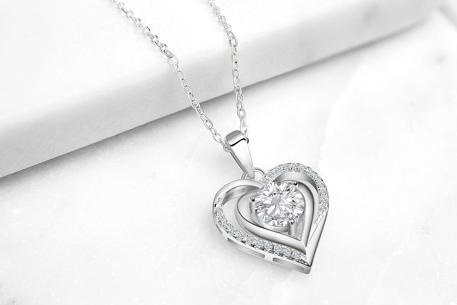 Sterling Silver Necklace for Mother of the Bride gift from daughter, Wedding Gift for mom from Bride. Bride to Mom necklace (Mom from Bride)