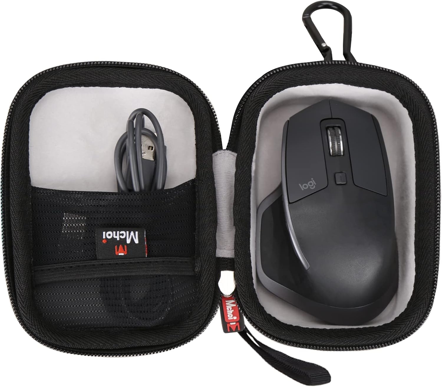 Mchoi Funda rígida portátil para mouse inalámbrico Logitech MX Master 3  Master 3S  MX Master 2S, solo funda