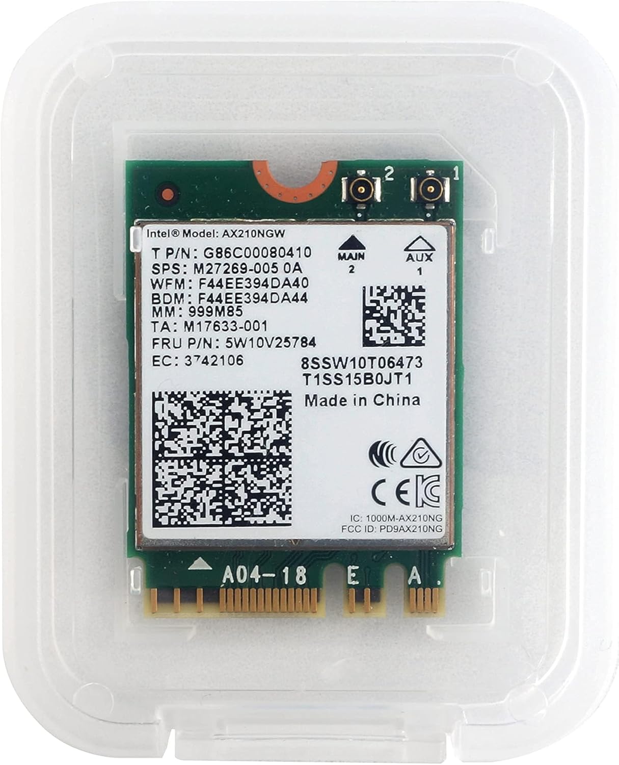 Y5 AX210NGW AX210 WiFi 6E Gig+ M.2 2230 AE Módulo dominante, MU-MIMO Tri-Band Wi-Fi Card con Bluetooth 5.2. compatible con Windows 1011 64bit.