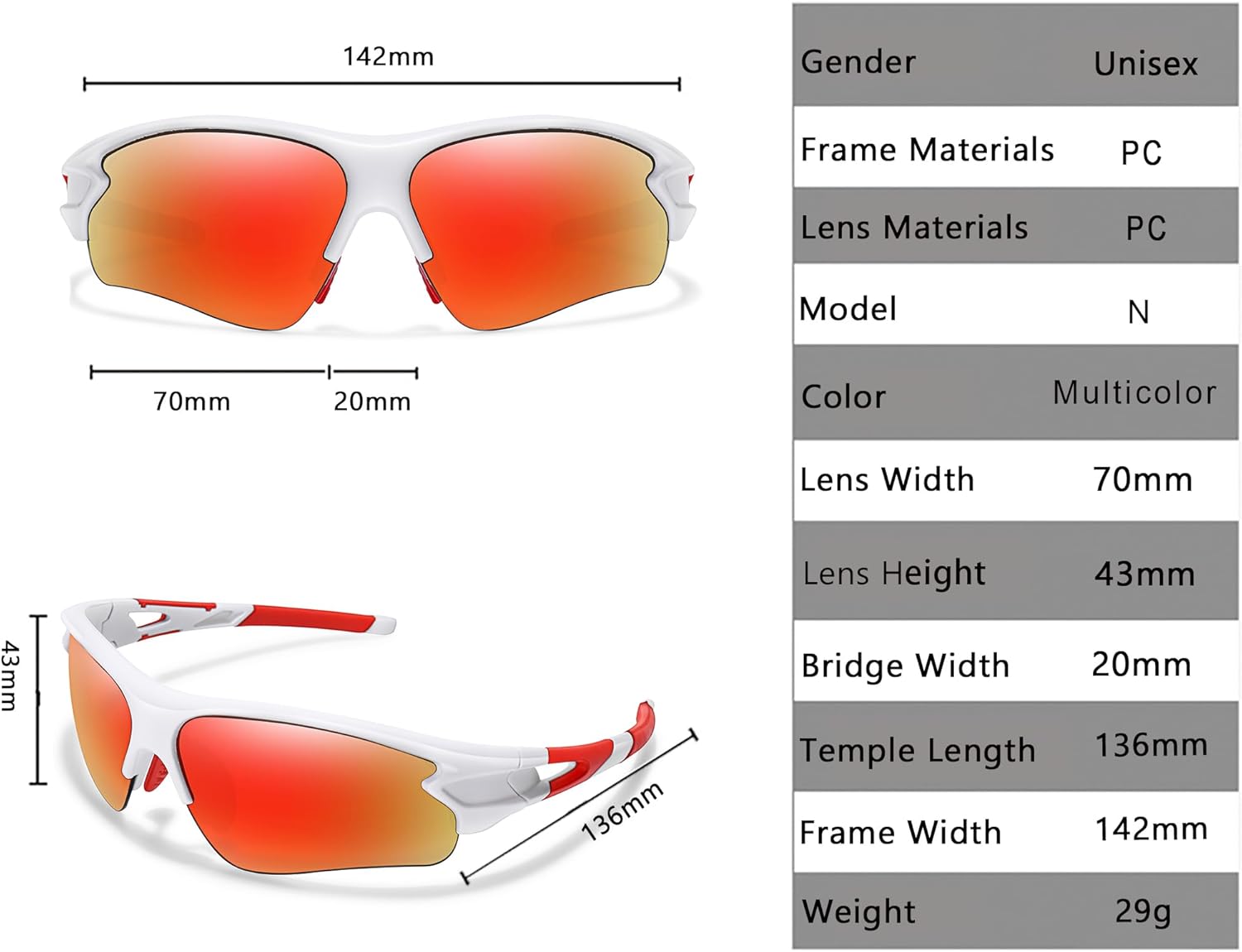 Polarized Sports Sunglasses for Men and Women UV 400 Youth Baseball Cycling Fishing Running Softball Sunglasses1
