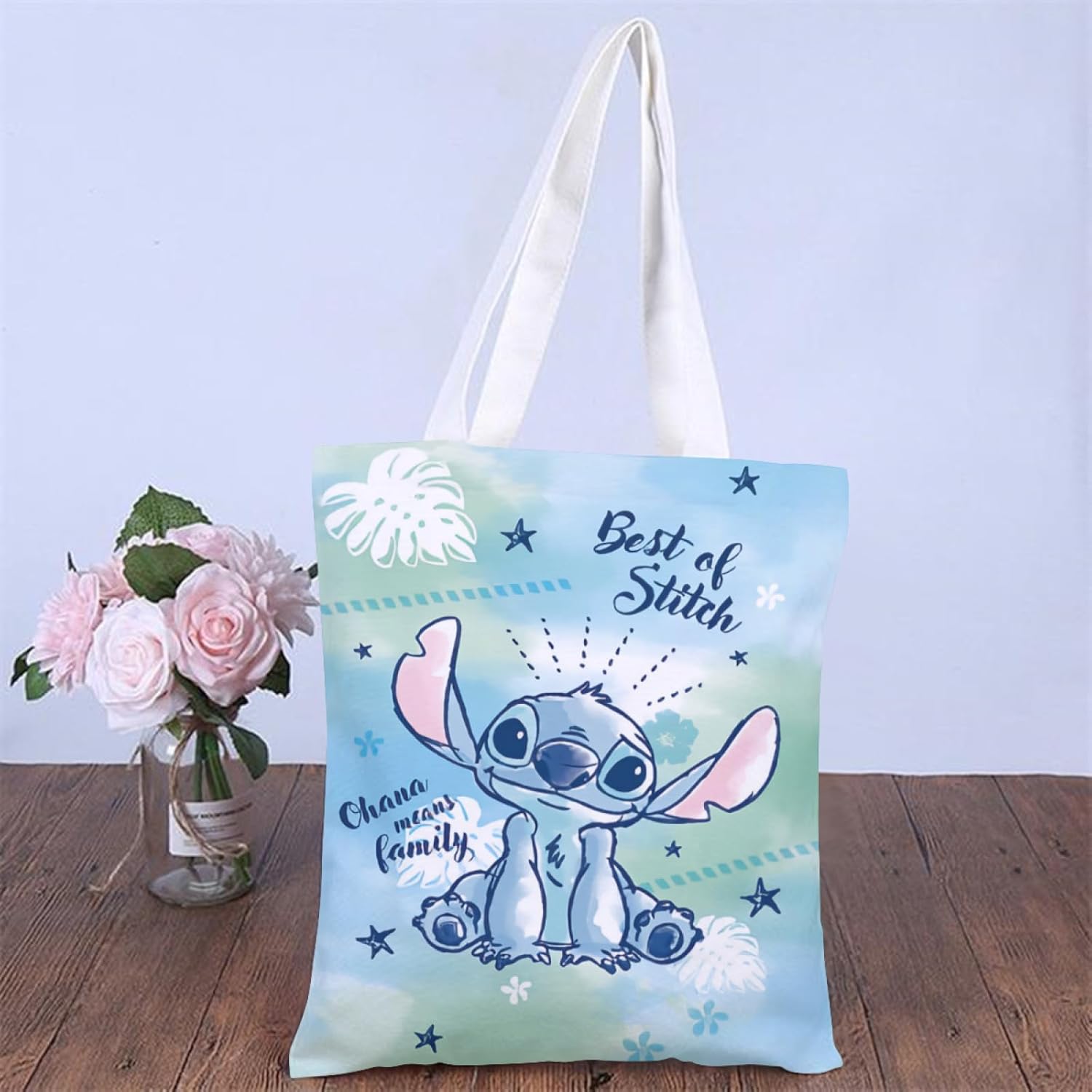 Lindas bolsas de anime para niñas y mujeres, ecológicas, reutilizables, bolsas de compras de gran capacidad