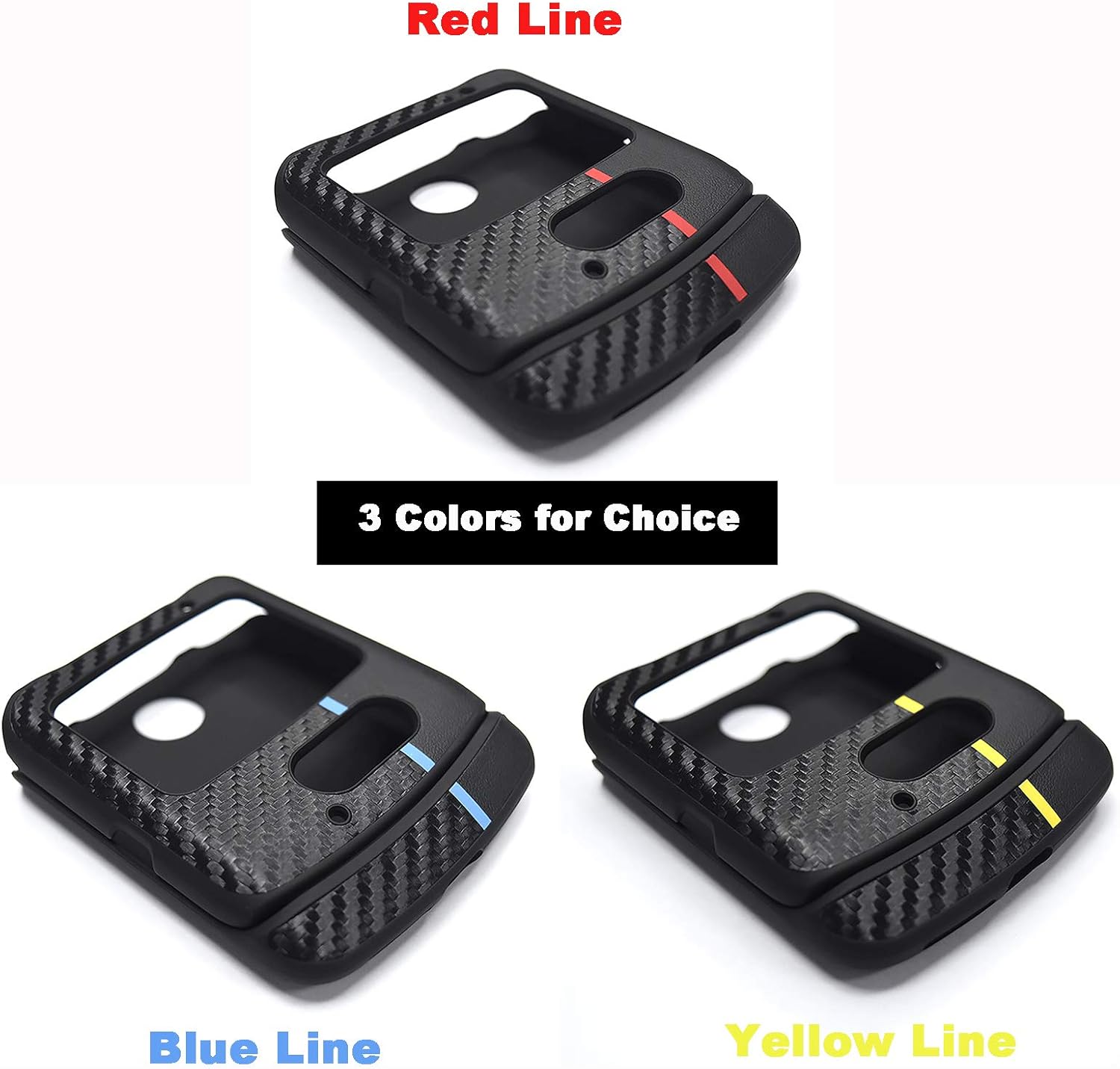 Generic Funda delgada de piel sintética para teléfono, a prueba de golpes, plegable, cubierta trasera protectora para Motorola Razr 5G, accesorios