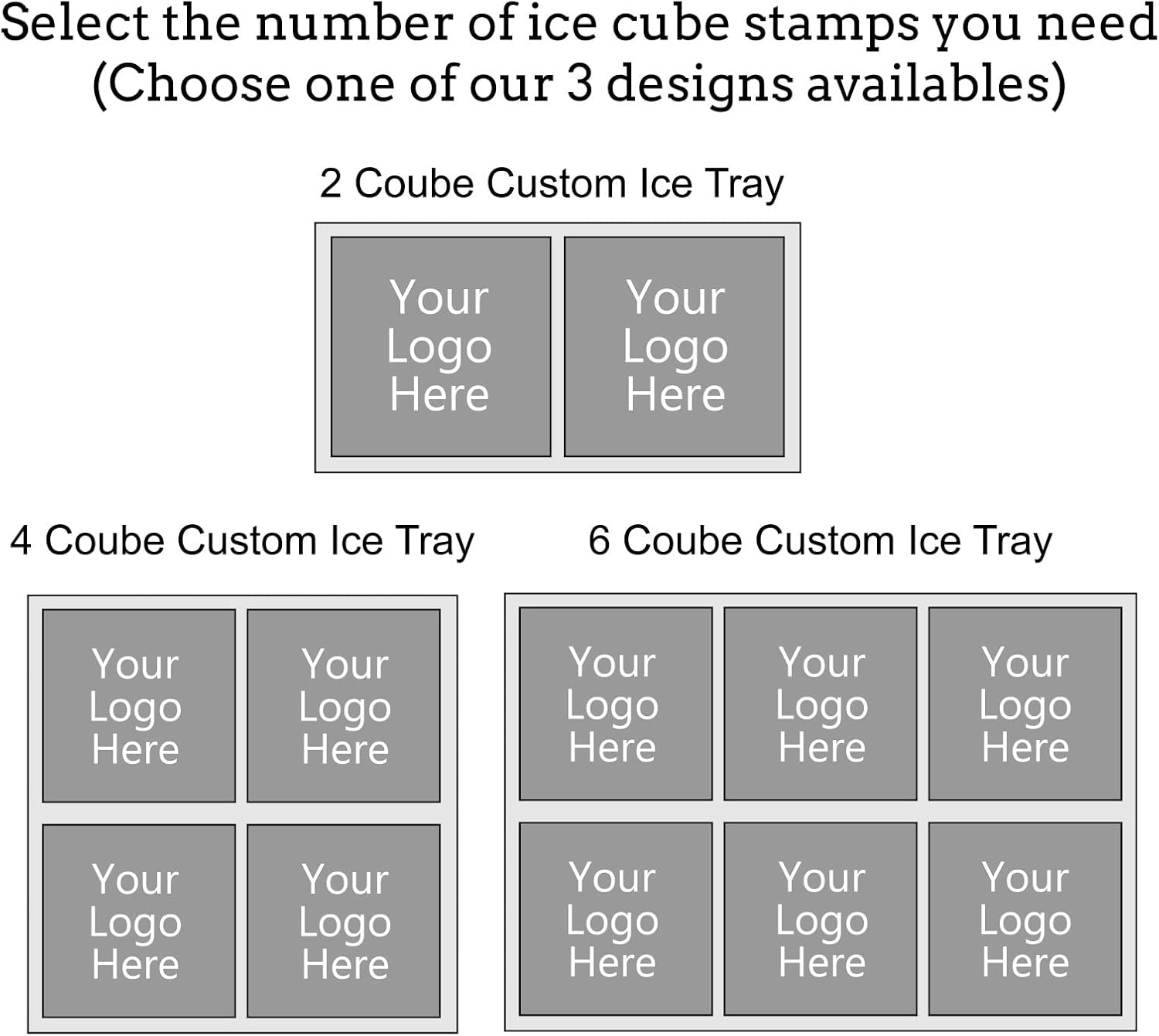 Bandeja de diseño de hielo personalizada, sello de hielo para cócteles, crea moldes de cubitos de hielo personalizados, placa de sello, accesorio