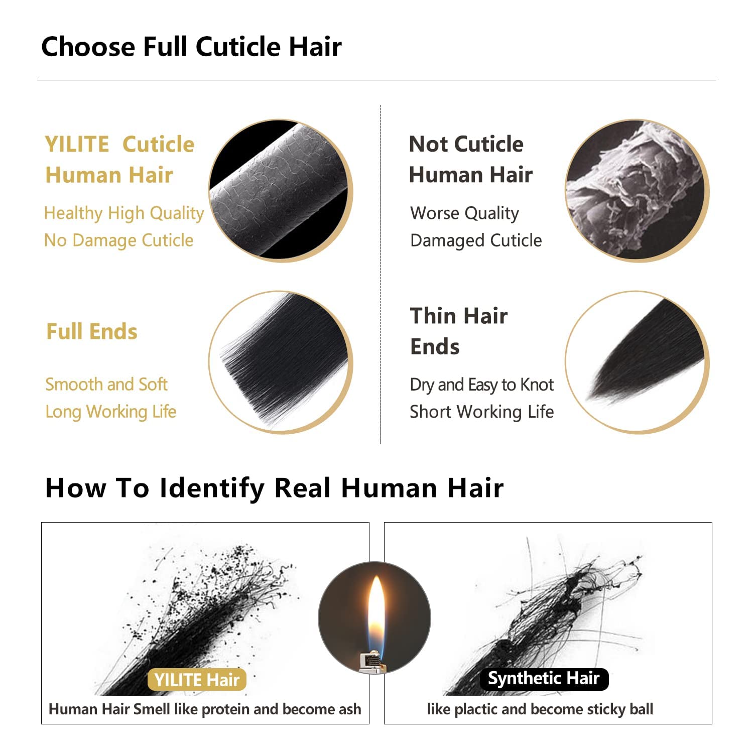 YILITE – Extensiones de cabello humano con alambre, color negro azabache #1, extensiones de cabello humano Remy de 12 pulgadas, 2.47 onzas (12