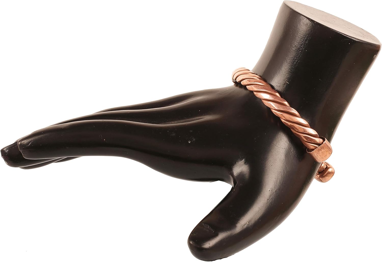 Touchstone Pulsera de cobre estilo tibetano. Forjado a mano con cobre sólido y de alto calibre para mujeres y hombres. Combo de diferentes diseños