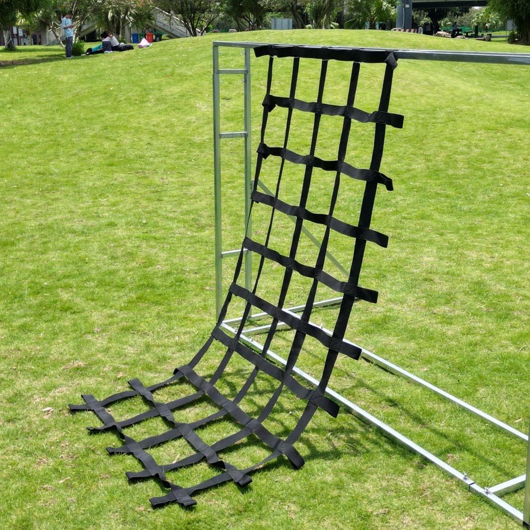 CL CLC Red de carga de escalada de 8 pies x 4 pies, color negro (104 x 57 pulgadas), red de carga para patio de recreo, red de escalada para