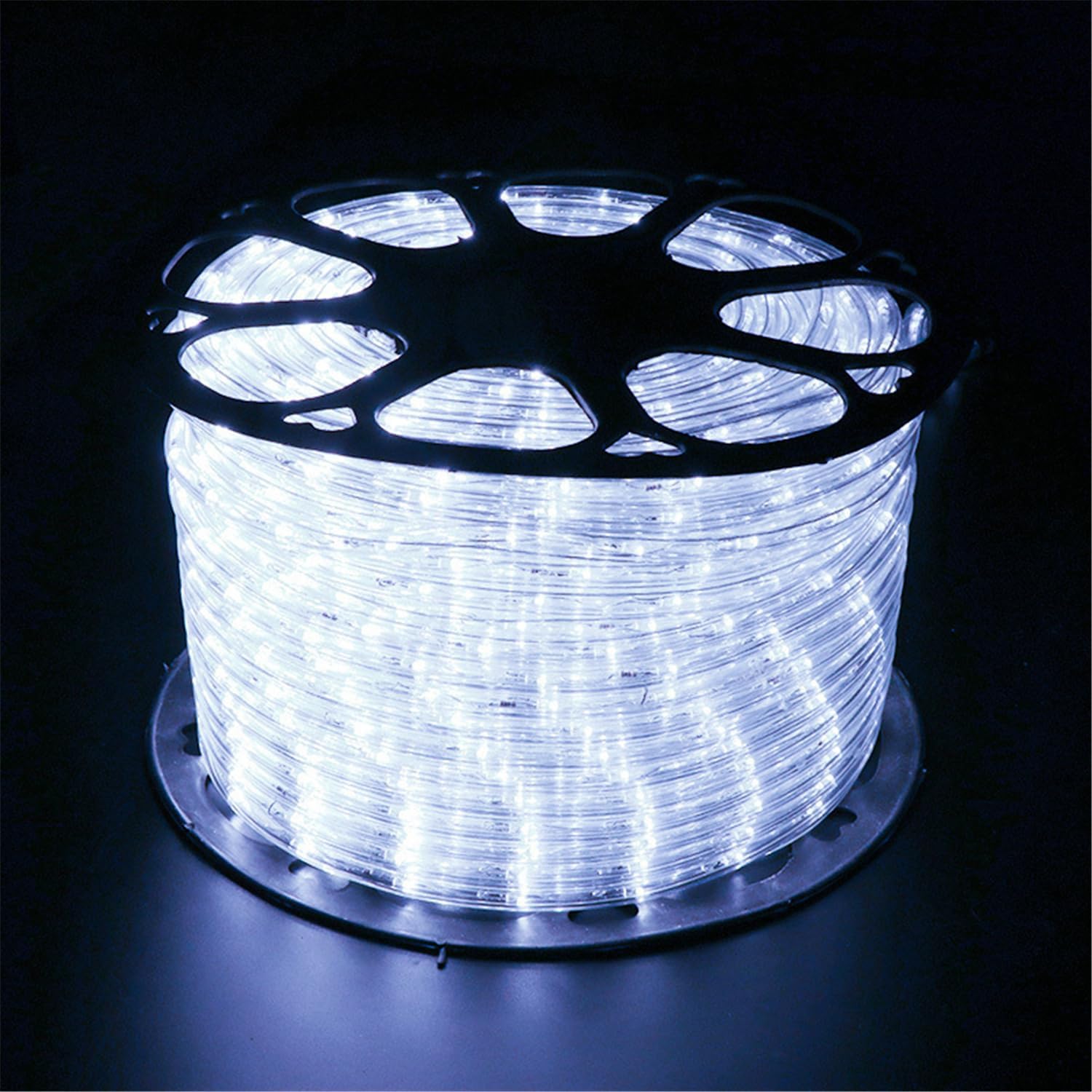 TONESLY Tira de luces LED de Navidad impermeable de 150 pies, 150 pies, 1620 LED, impermeable, para fiestas, Navidad, hogar, cocina, dormitorio,