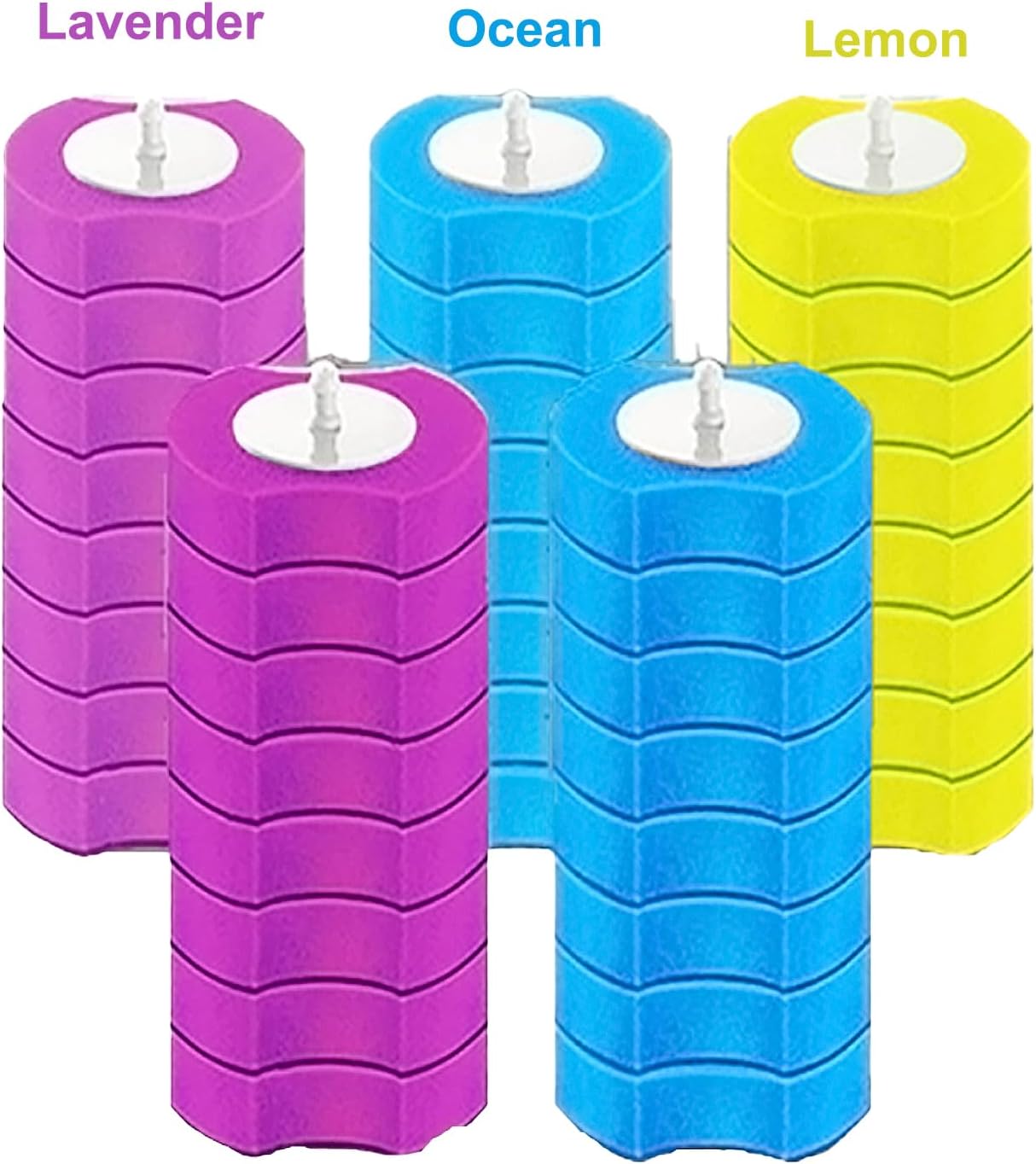 KIRIKIT – Varita de inodoro con 40 repuestos, limpiador desechable para inodoro montado en la pared con kit de limpieza para baño, accesorios de