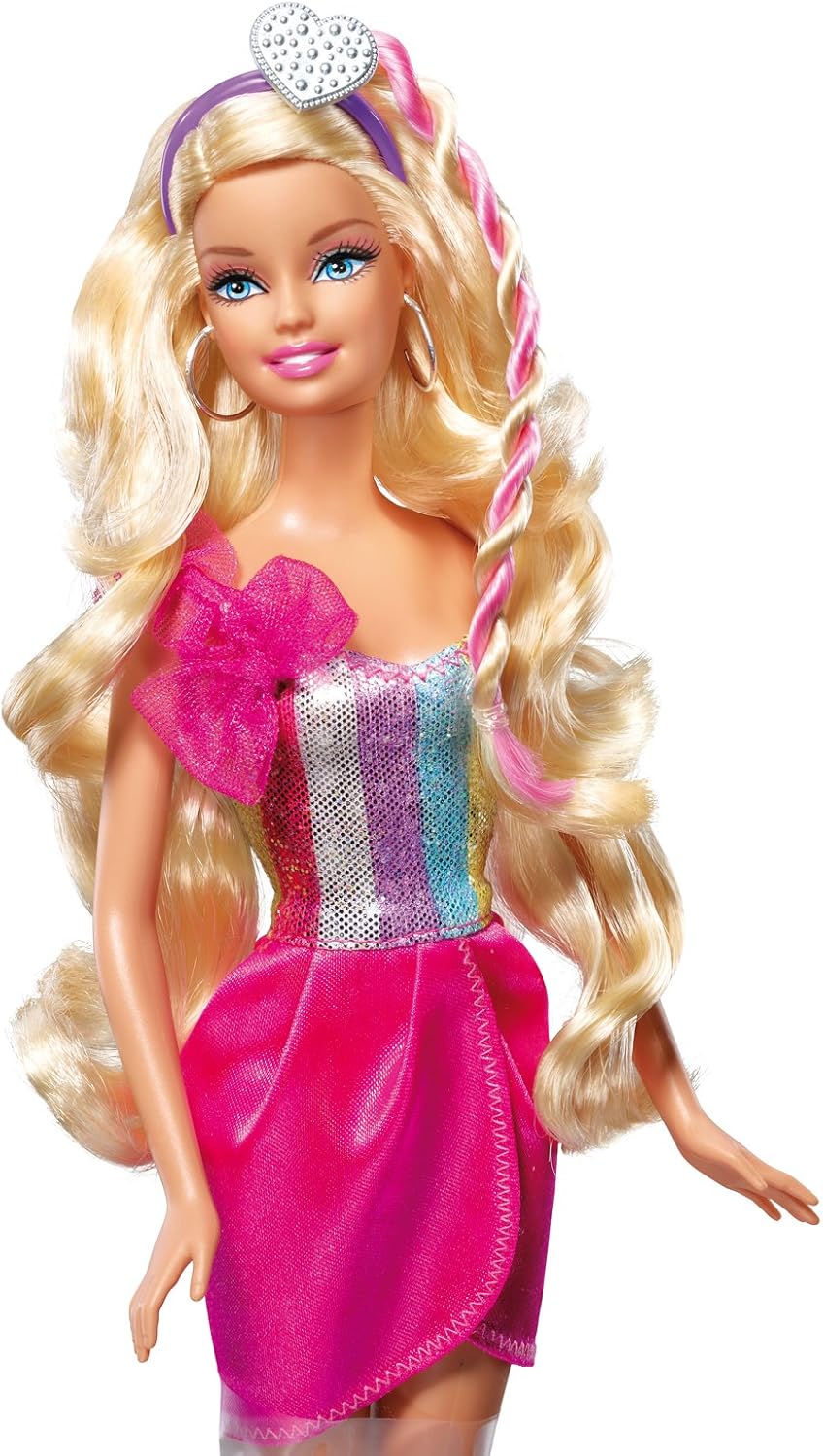 Barbie Hairtastic – Muñeca rubia de corte y estilo