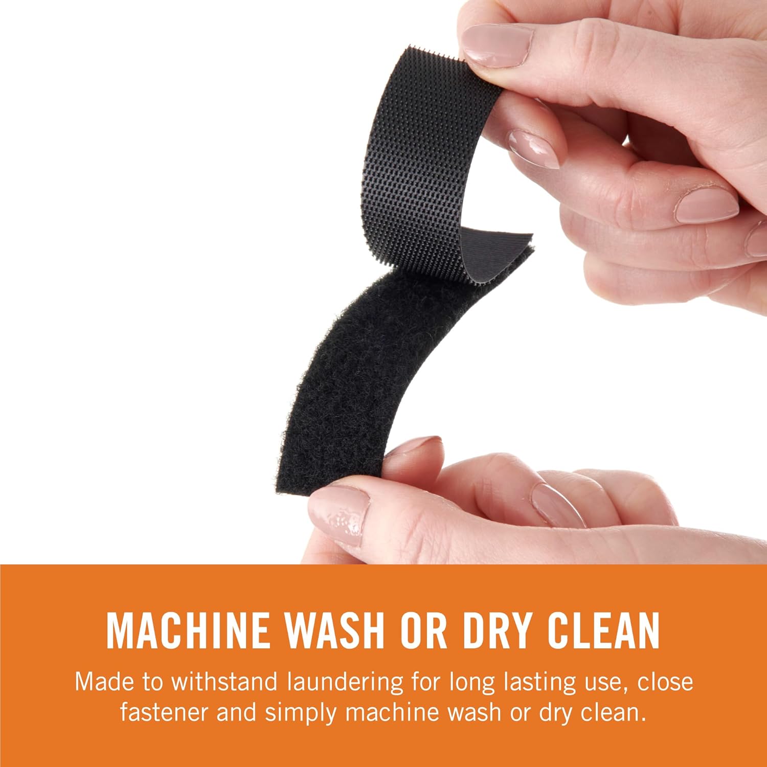 VELCRO Brand Cinta de tela fuerte para coser  Rollo de 30 pulgadas, negro