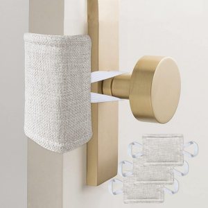 Silenciador de puerta, silencioso, cojín para cierrapuerta, cubierta acolchada para guardería, bebé, sueño ligero, reducción de ruido, evita el Silenciador de puerta, silencioso, cojín para cierrapuerta, cubierta acolchada para guardería, bebé, sueño ligero, reducción de ruido, evita el