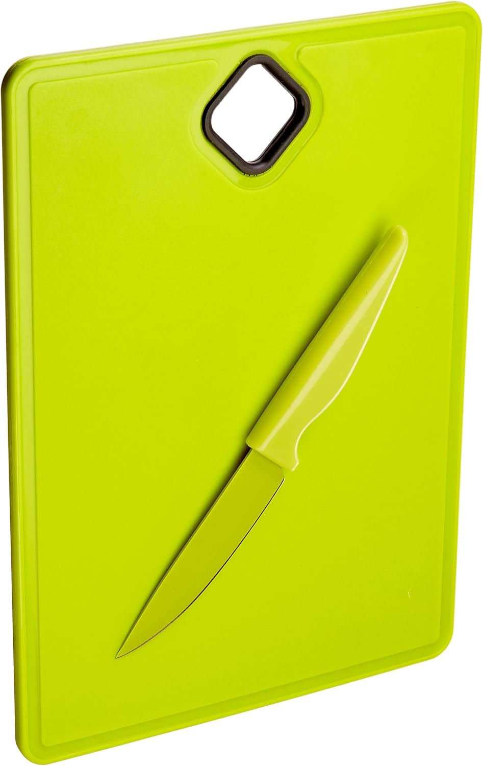 Uniware 15304 Tabla de cortar de barra de 11 x 8 pulgadas con cuchillo de pelar