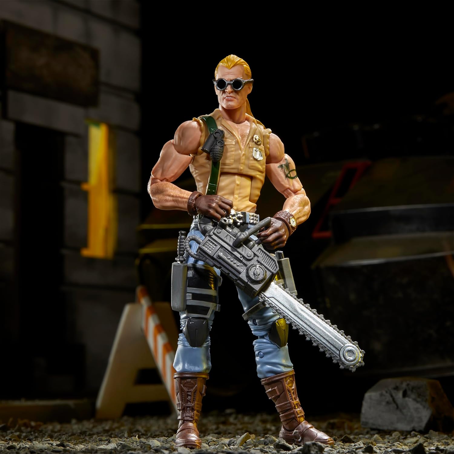 G.I. Joe Classified Series Dreadnok Buzzer, figura de acción coleccionable, 106, figuras de acción de 6 pulgadas para niños y niñas, con 6 piezas de